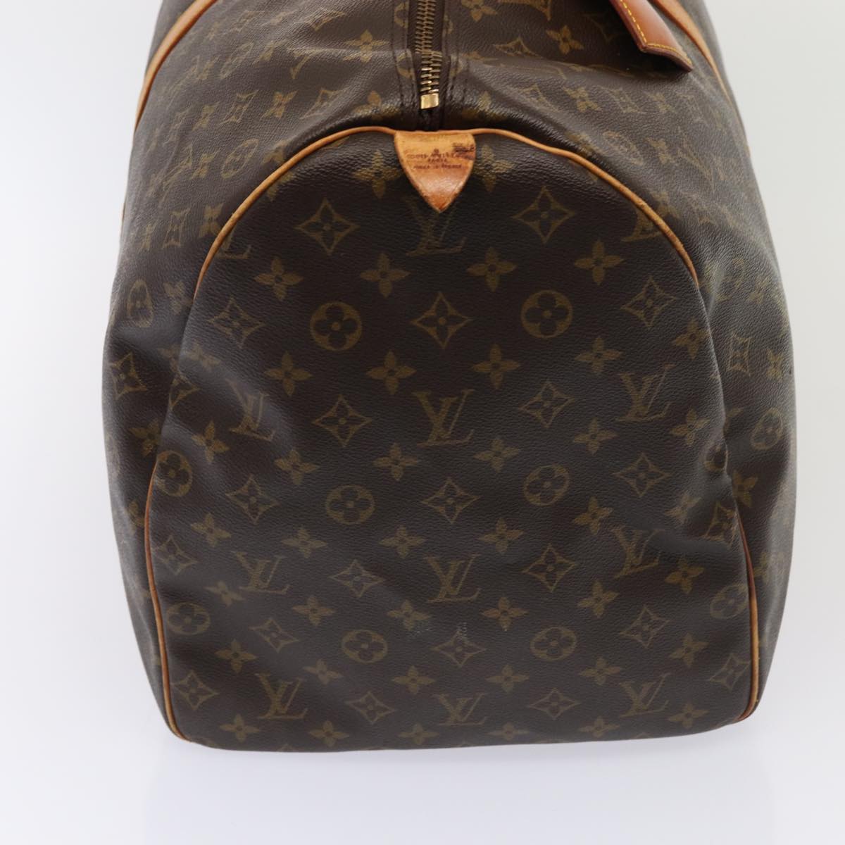 Louis Vuitton Keepall 60 Brown Canvas Travel Bag (Pre-Owned)