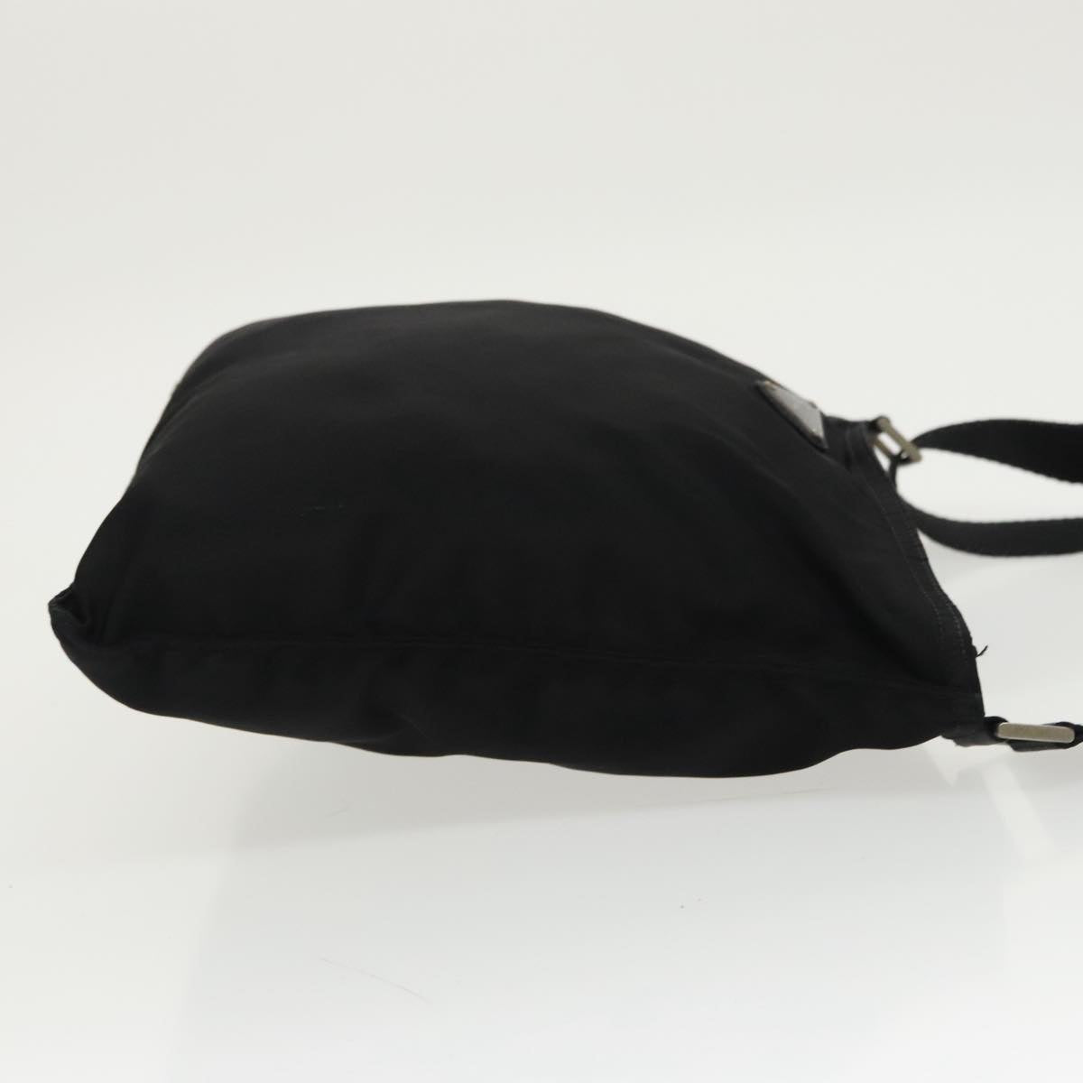 Prada Tessuto Black Synthetic Shoulder Bag (Pre-Owned)