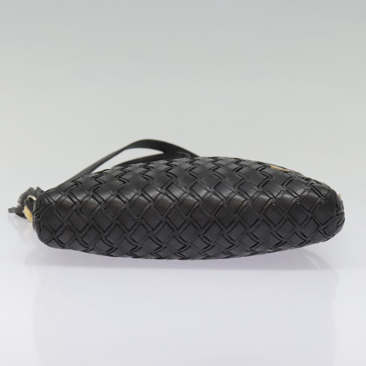 Bally Black Leather Shoulder Bag (Pre-Owned)