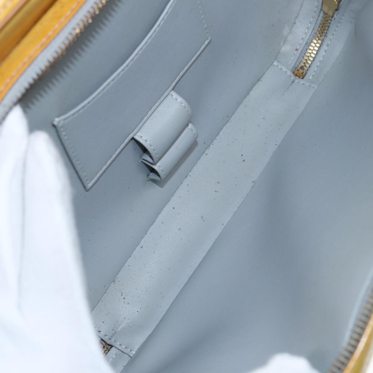 Louis Vuitton Marly Yellow Patent Leather Backpack Bag (Pre-Owned)