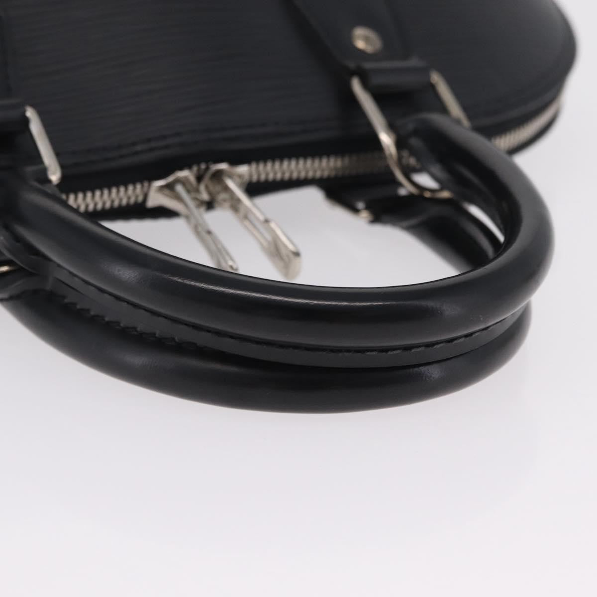 Louis Vuitton Alma Epi Leather Black Leather Handbag (Pre-Owned)