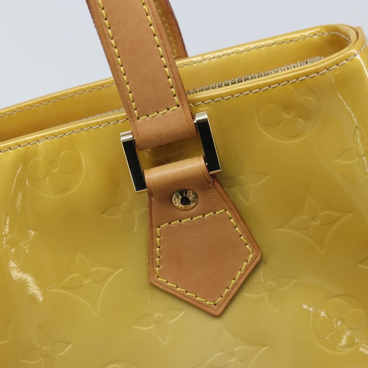 Louis Vuitton Houston Monogram Vernis Beige Patent_Leather Tote Bag Bag (Pre-Owned)