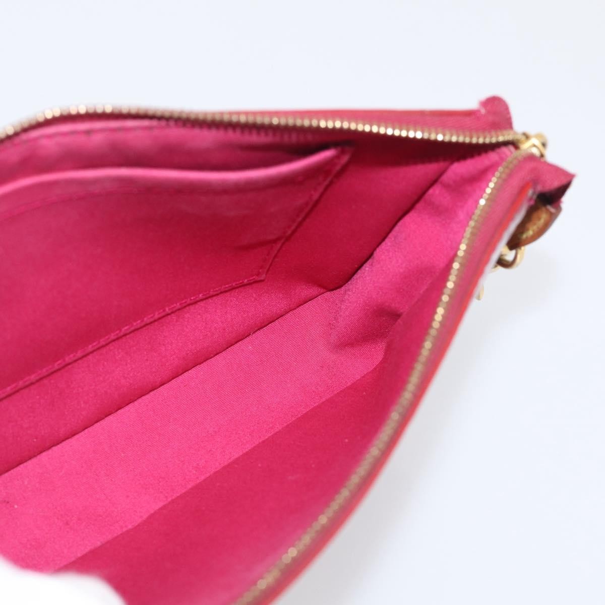 Louis Vuitton Pochette Accessoires Nm Monogram Vernis Pink Patent_Leather Clutche & Pouche Bag (Pre-Owned)