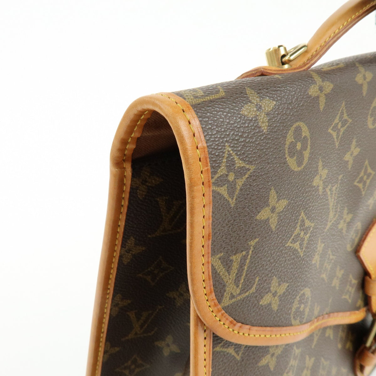 Louis Vuitton Beverly Monogram Canvas Brown Canvas Handbag (Pre-Owned)