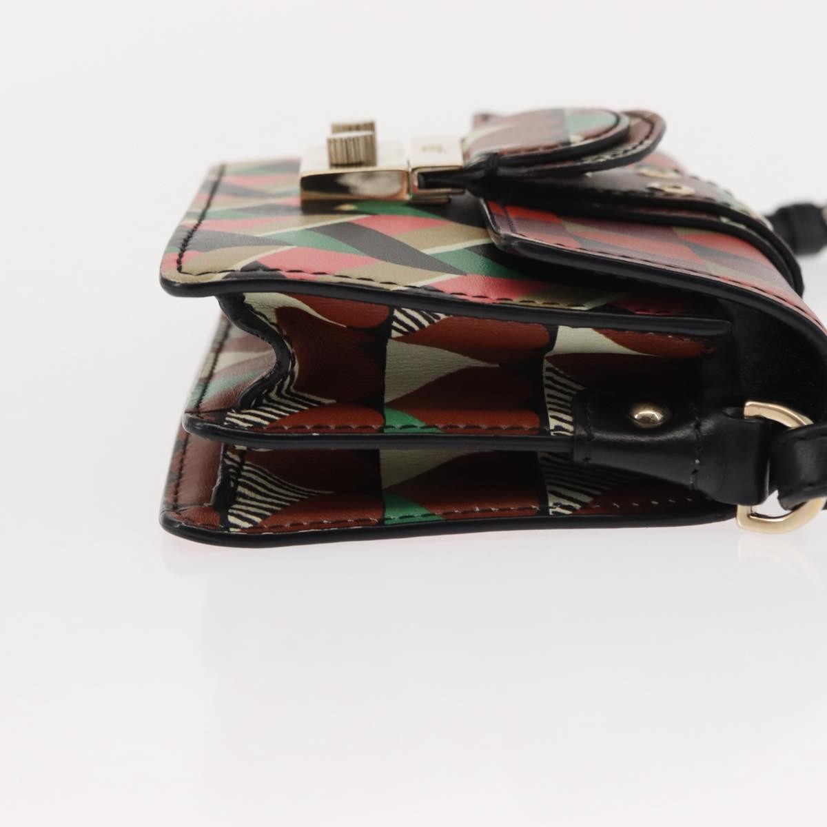 Valentino Garavani Glam Lock Printed Leather Multicolour Leather Shoulder Bag Bag (Pre-Owned)