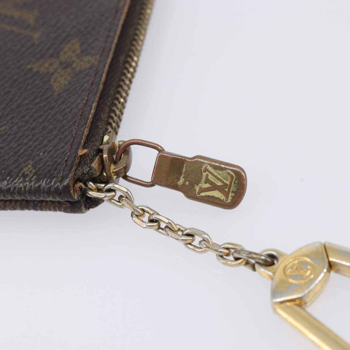 Louis Vuitton Pochette Clés Monogram Canvas Brown Canvas Wallets Accessory (Pre-Owned)