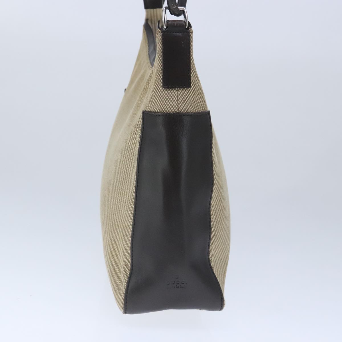 Gucci Beige Canvas Shoulder Bag (Pre-Owned)