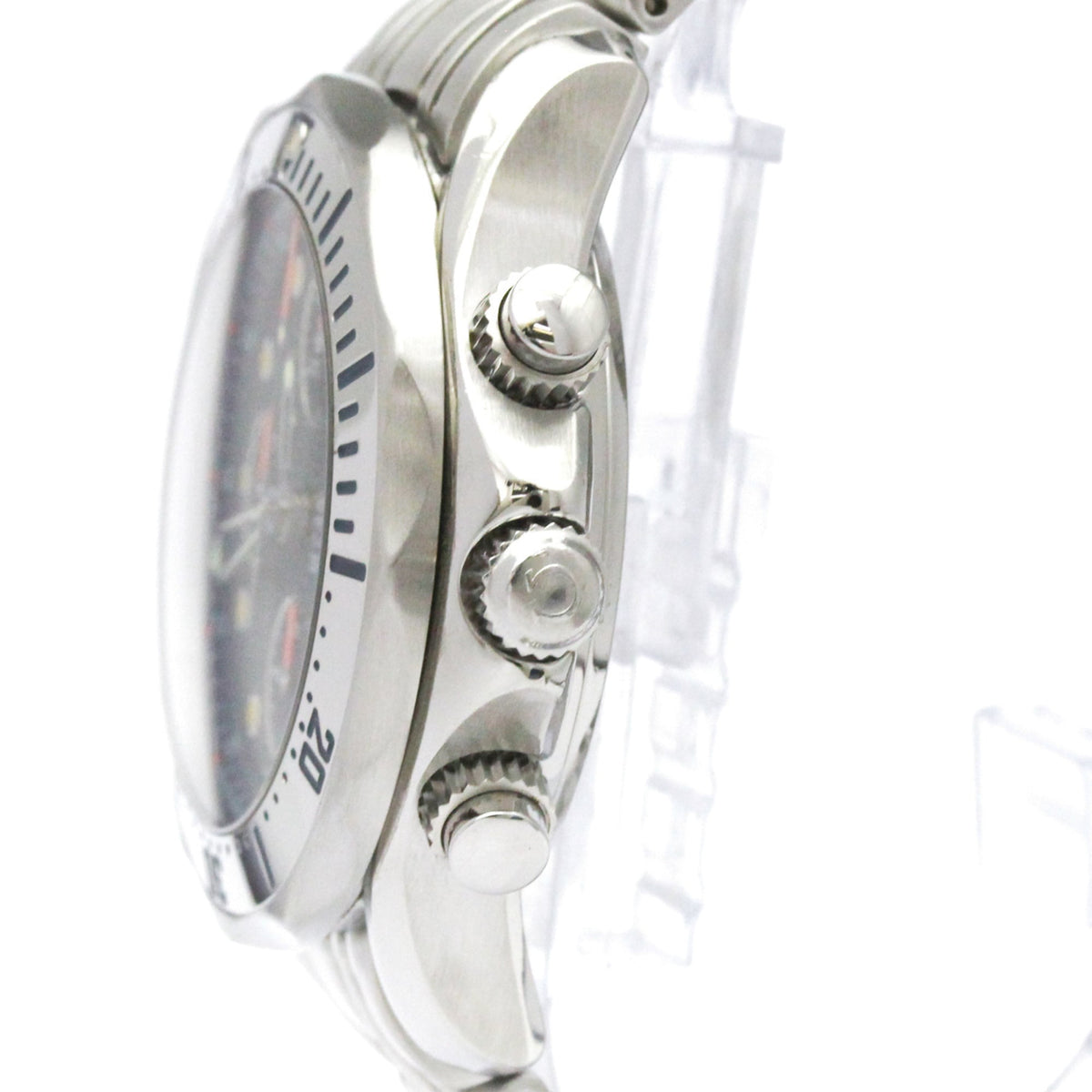 Omega Seamaster Diver 300M Chronometer Chronograph Automatic Stainless Steel Watch (Pre-Owned)