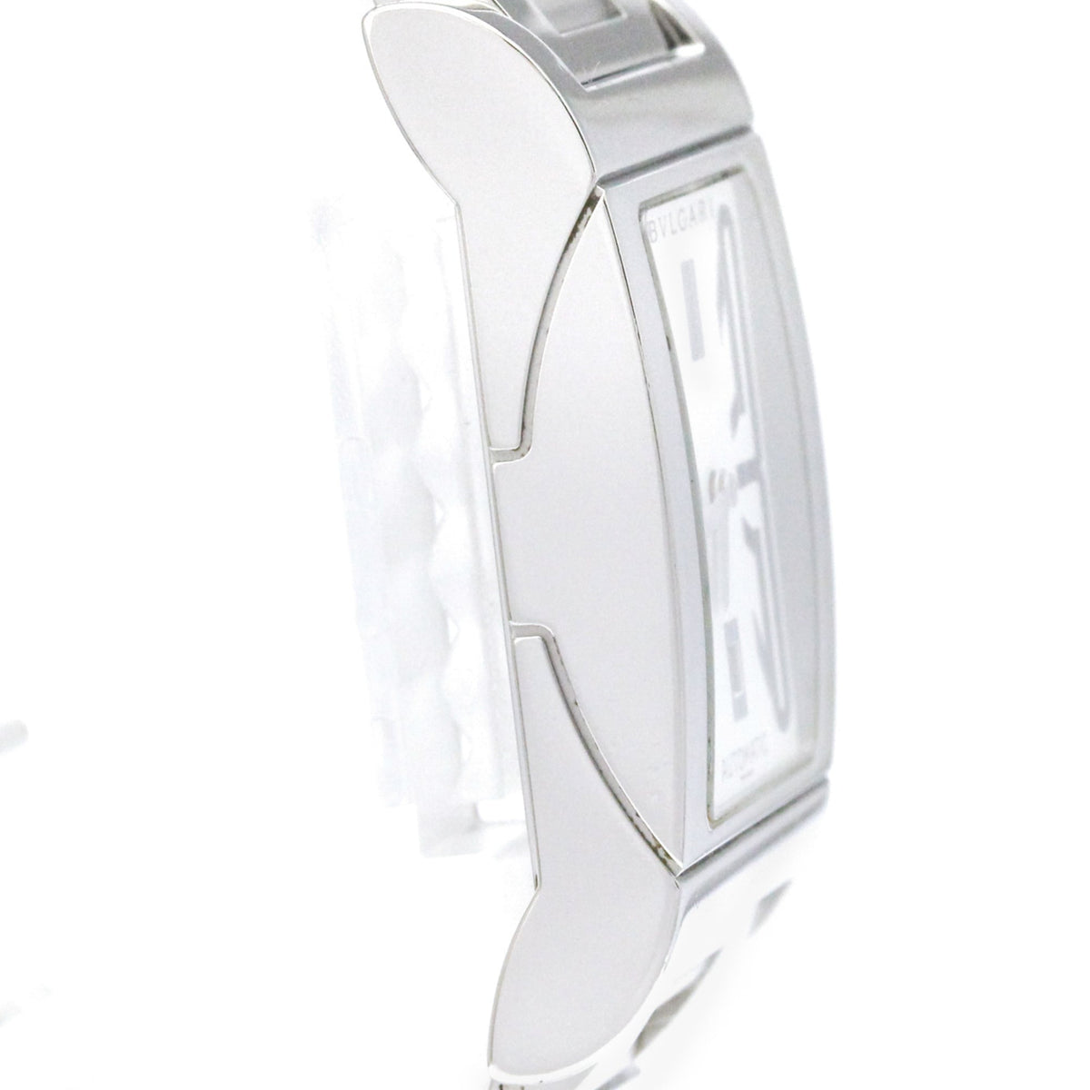 Bvlgari Rettangolo Automatic Stainless Steel Watch (Pre-Owned)