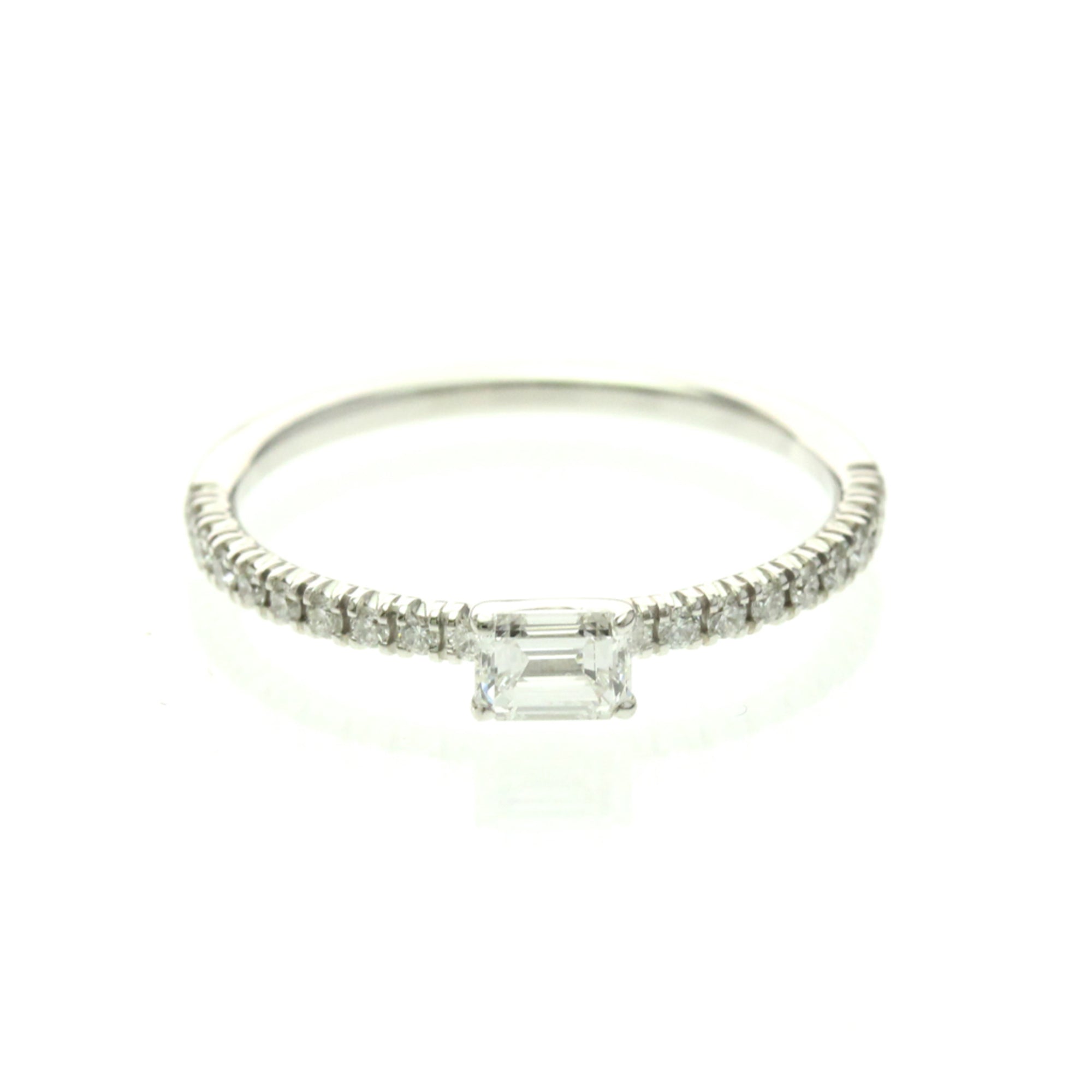 Cartier Etincelle De Cartier Solitaire Platinum With Rbc Diamond And Pave Diamonds G/Vs1 Silver Platinum Ring Jewelry (Pre-Owned)