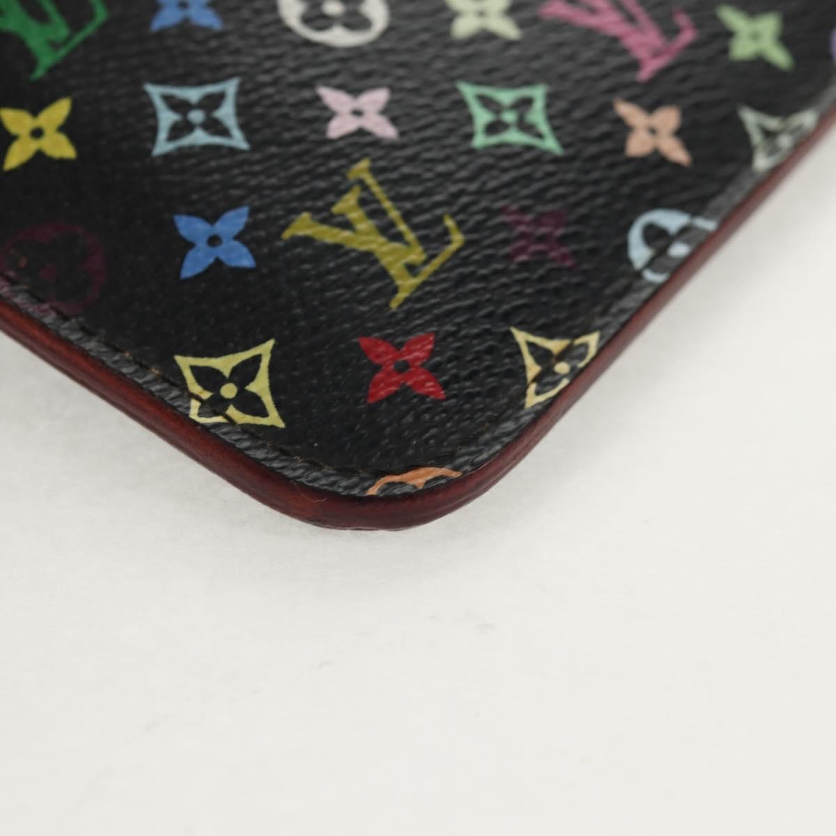 Louis Vuitton Pochette Clés Nm Monogram Multicolor Canvas Black Canvas Wallets Accessory (Pre-Owned)