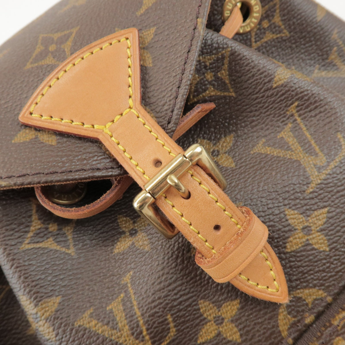 Louis Vuitton Vintage Montsouris Monogram Canvas Brown Canvas Backpack Bag (Pre-Owned)