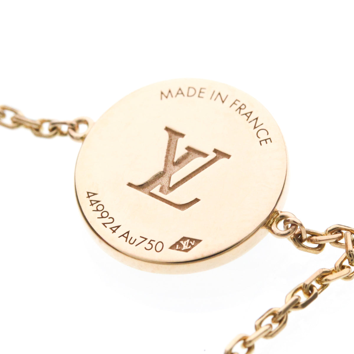 Louis Vuitton Color Blossom Bb 18K Rose Gold With Malachite And Diamond Gold Rose_Gold Bracelet Jewelry (Pre-Owned)