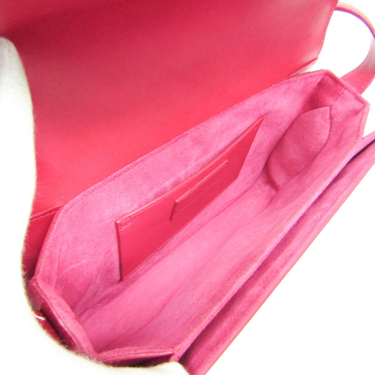 Saint Laurent Vintage Leather Pink Leather Shoulder Bag Bag (Pre-Owned)