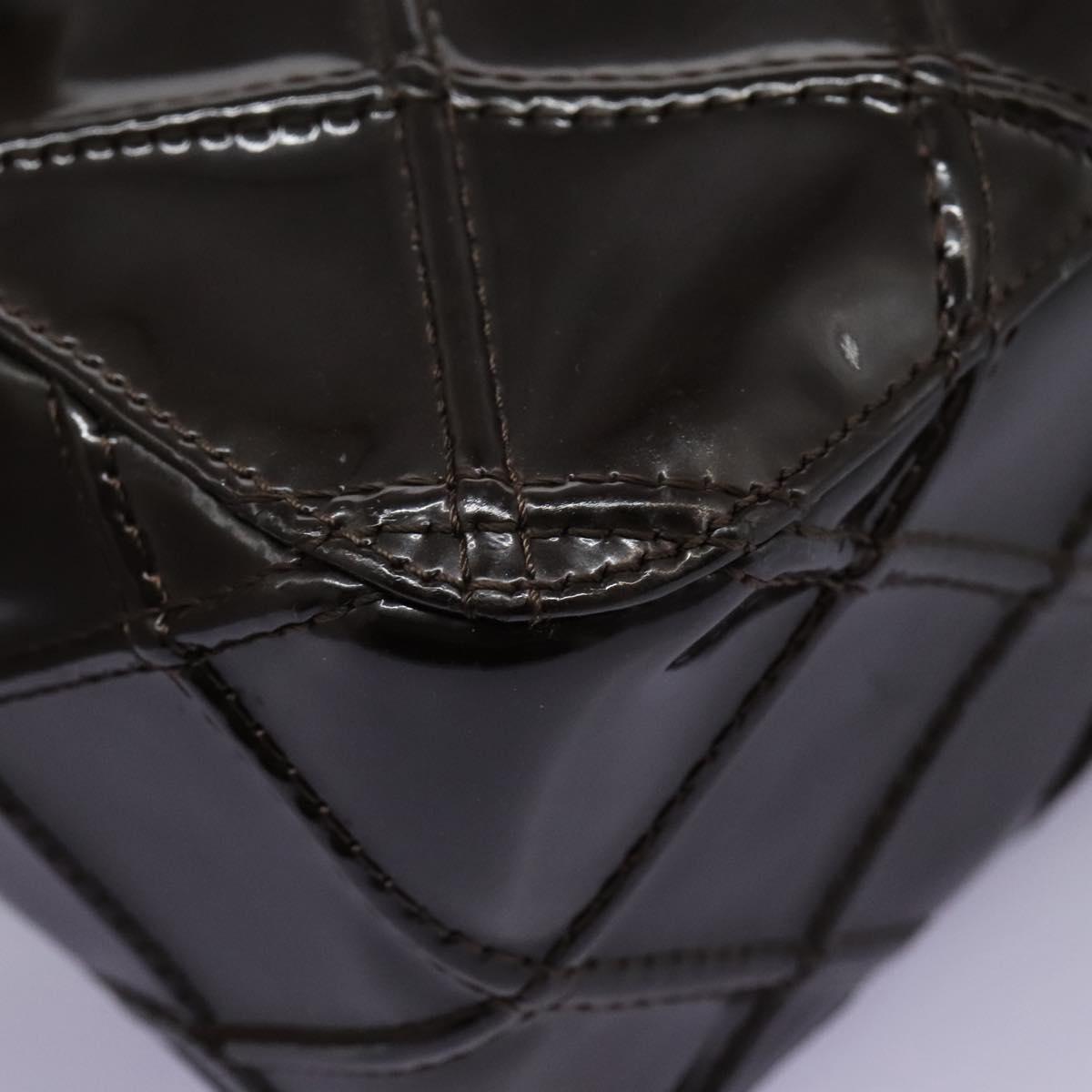 Chanel Camera Brown Patent Leather Shoulder Bag (Pre-Owned)