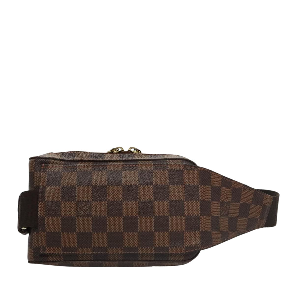 Louis Vuitton Geronimos Brown Canvas Shoulder Bag (Pre-Owned)