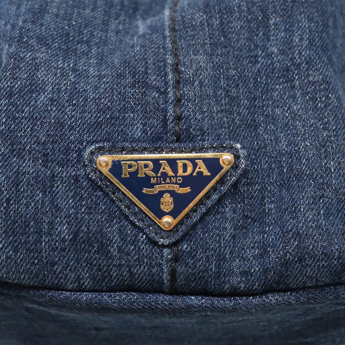 Prada Canapa Blue Denim - Jeans Handbag (Pre-Owned)