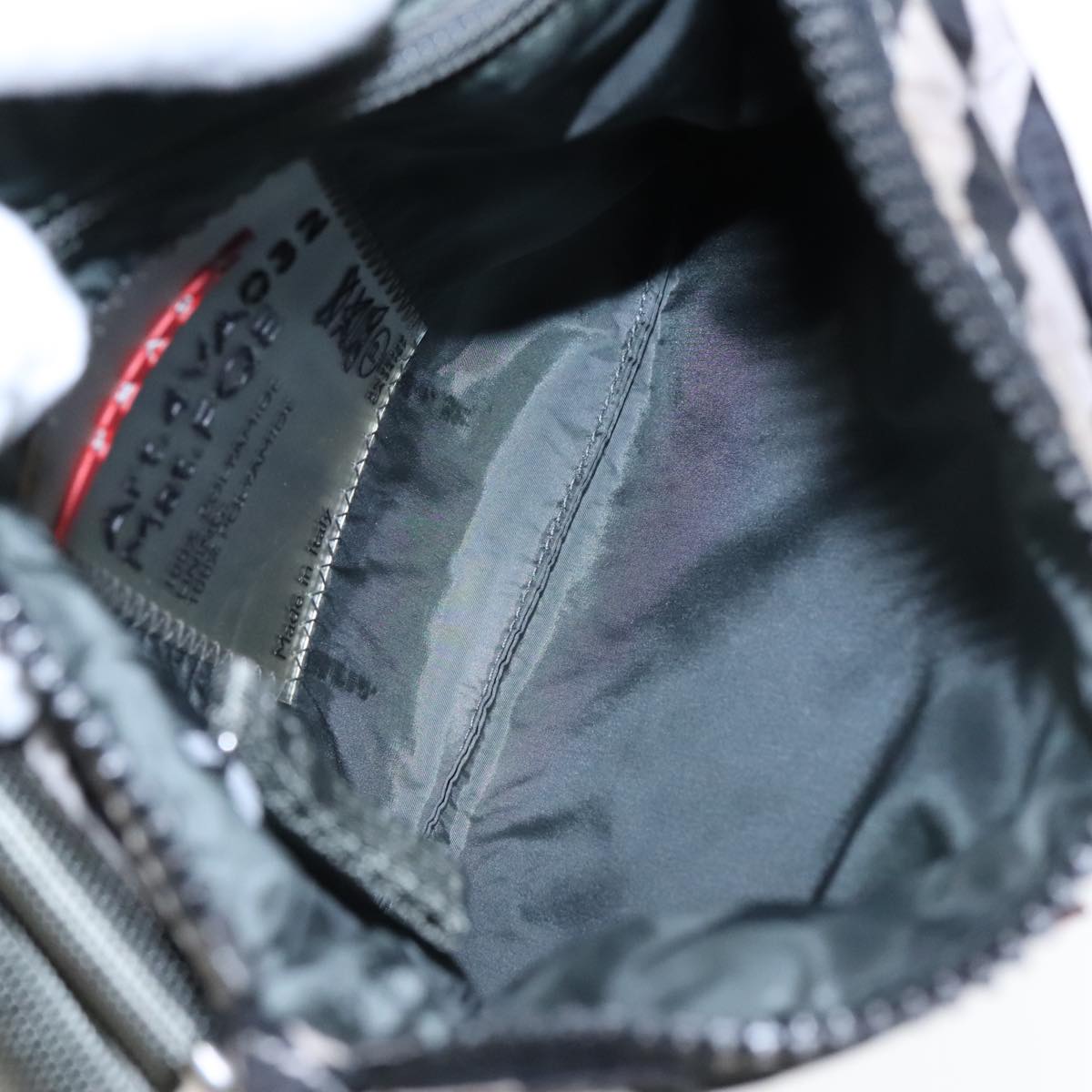 Prada Sports White Synthetic Shoulder Bag (Pre-Owned)