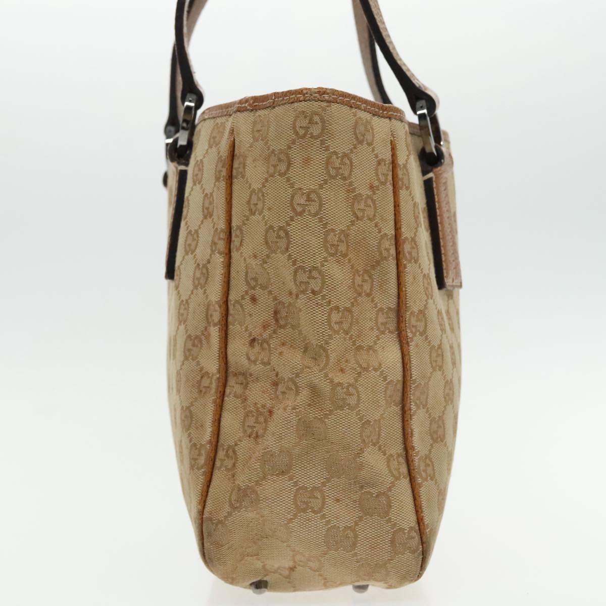 Gucci -- Brown Canvas Handbag (Pre-Owned)