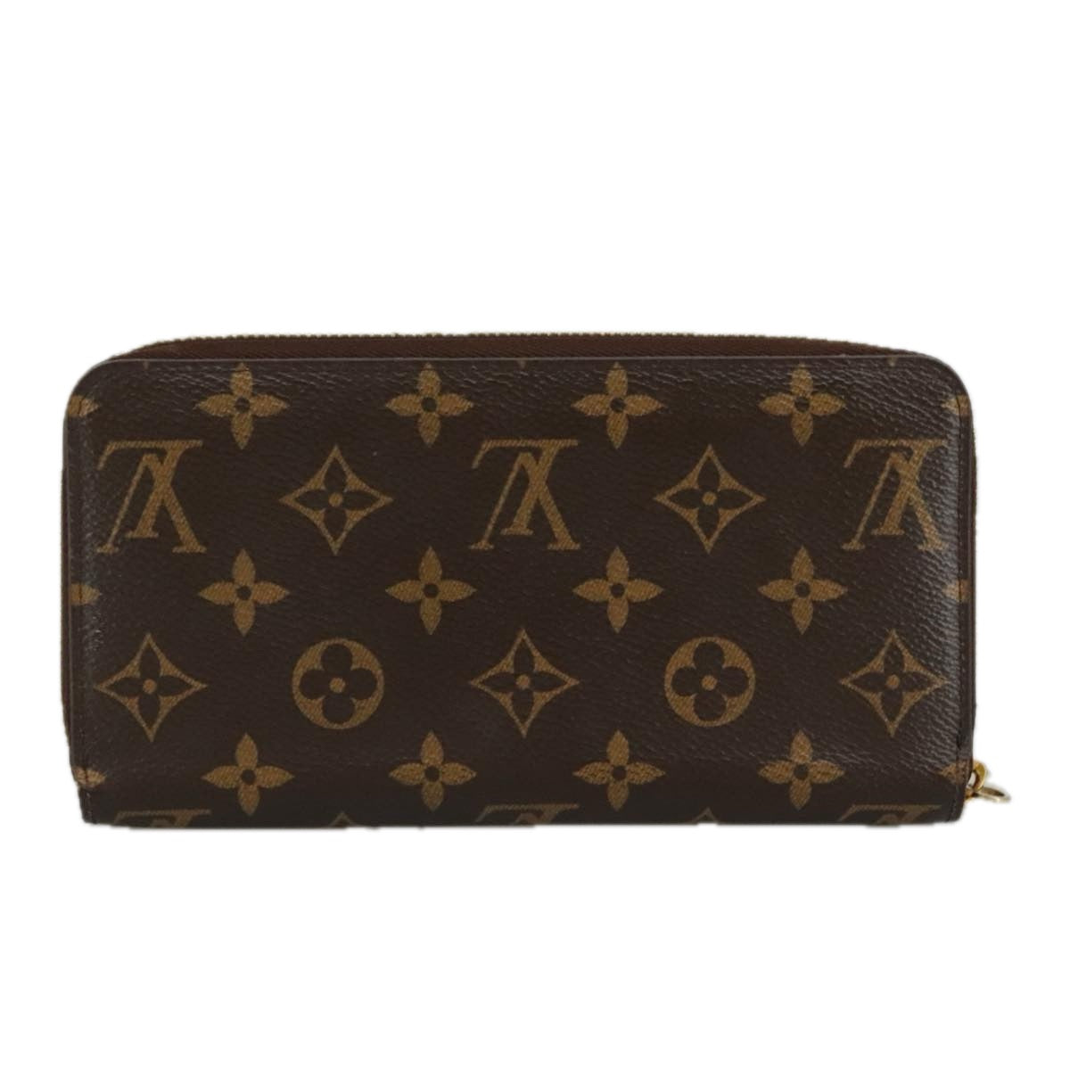 Louis Vuitton Zippy Wallet Brown Canvas Wallet  (Pre-Owned)