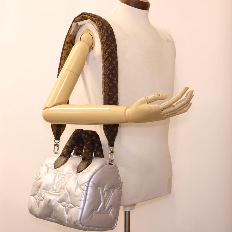 Louis Vuitton Speedy Bandoulière 25 Silver Synthetic Shoulder Bag (Pre-Owned)