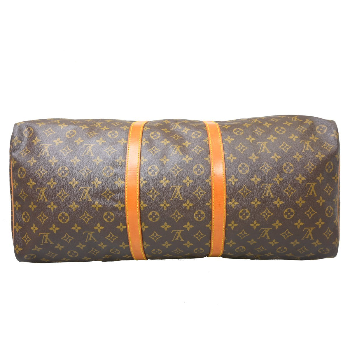 Louis Vuitton Keepall Monogram Brown Canvas Travel Bag Bag (Pre-Owned)