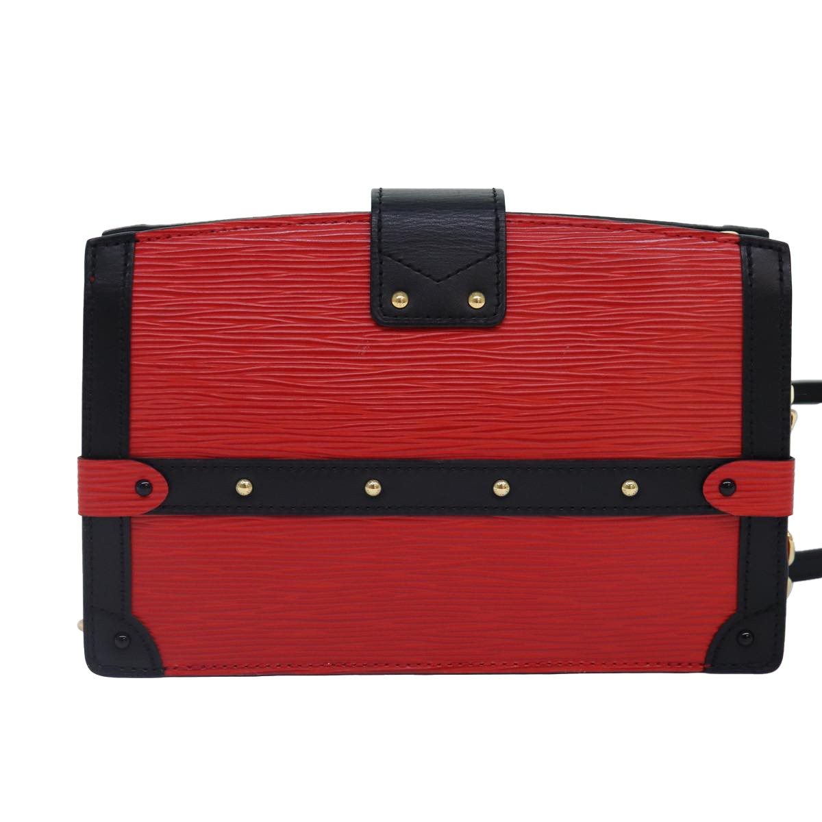 Louis Vuitton Trunk Clutch Epi Leather Red Leather Shoulder Bag Bag (Pre-Owned)