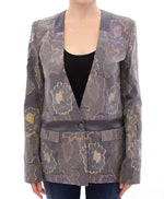 Roberto Fragata Chic Silk Floral One-Button Women's Blazer
