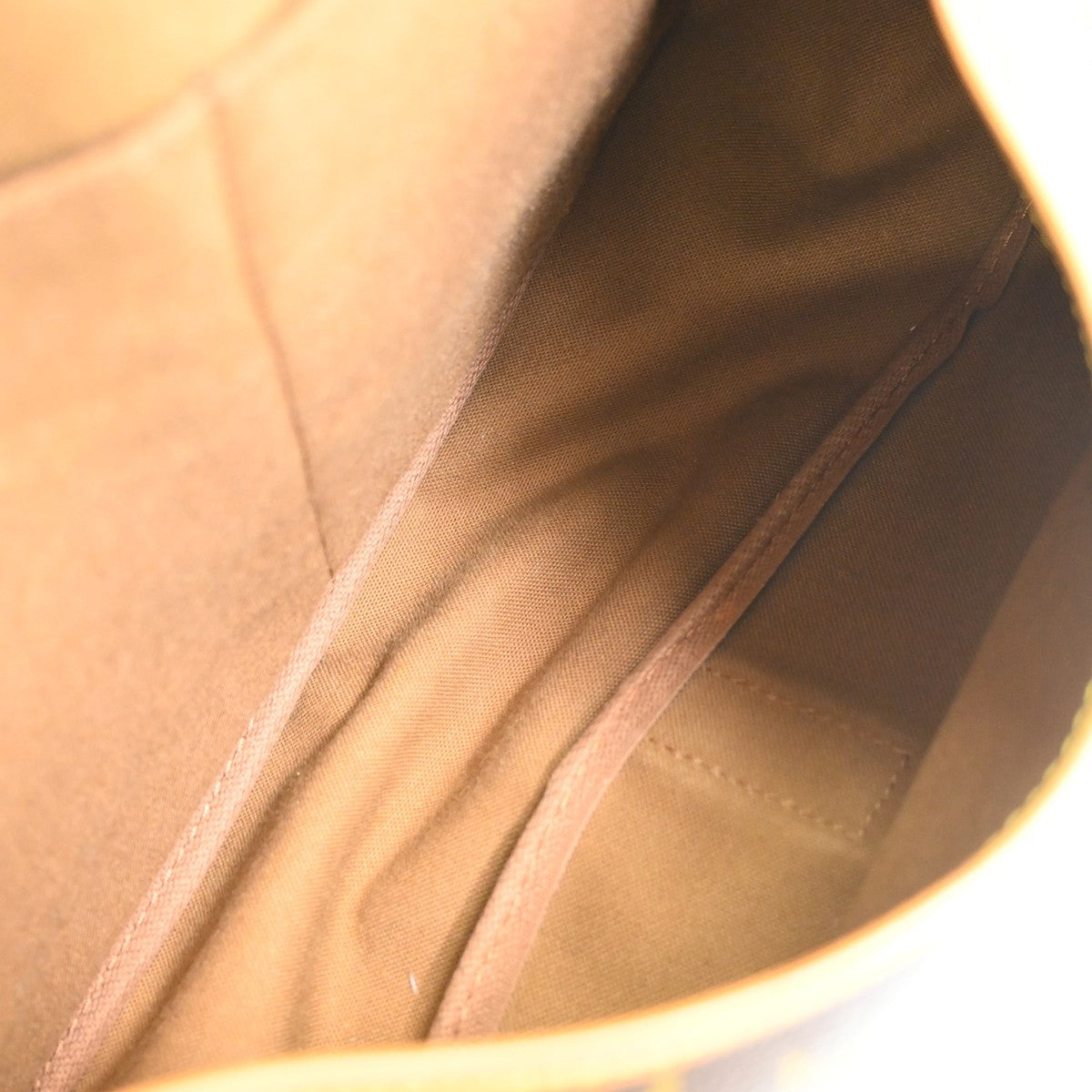 Louis Vuitton Saumur Monogram Canvas Brown Canvas Shoulder Bag Bag (Pre-Owned)