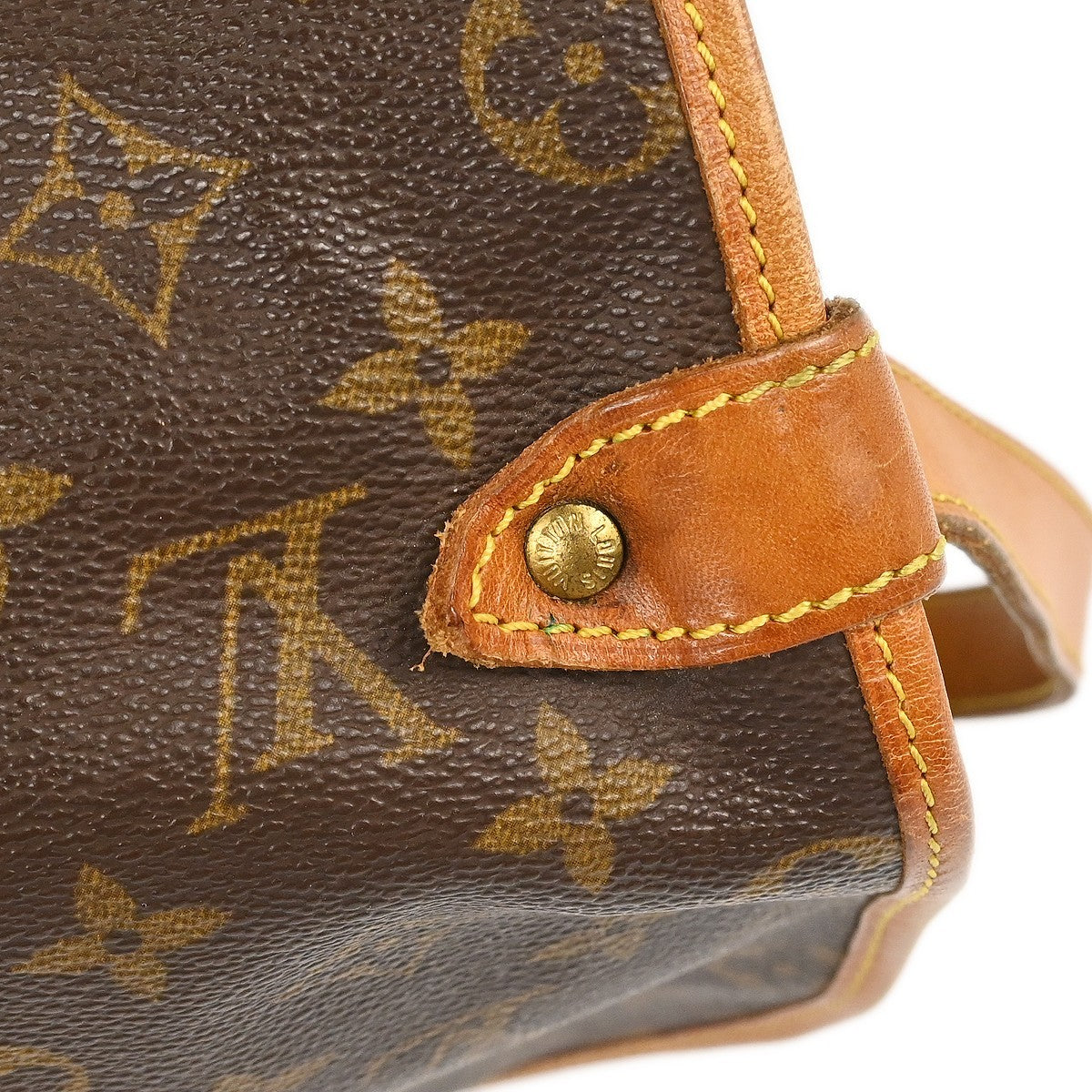 Louis Vuitton Saumur Monogram Canvas Brown Canvas Shoulder Bag Bag (Pre-Owned)