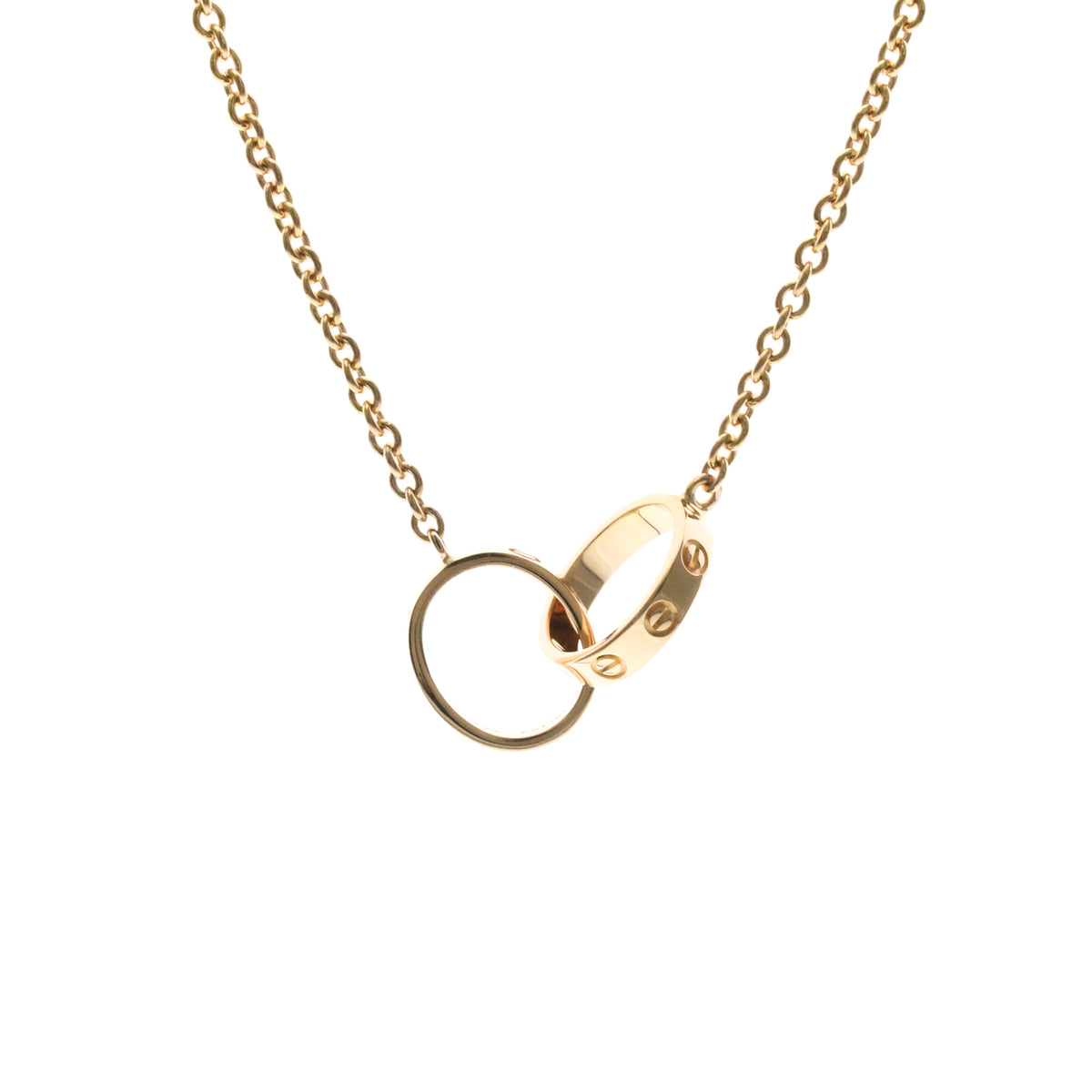 Cartier Baby Love 18K Pink Gold Gold Pink_Gold Necklace Jewelry (Pre-Owned)