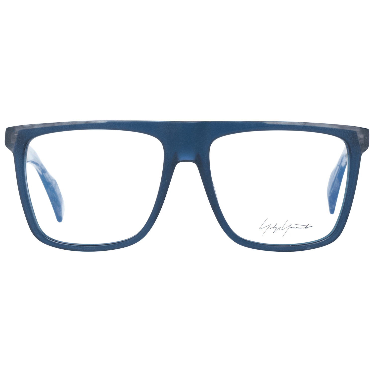 Yohji Yamamoto Blue Plastic Glasses Men's (Frames)