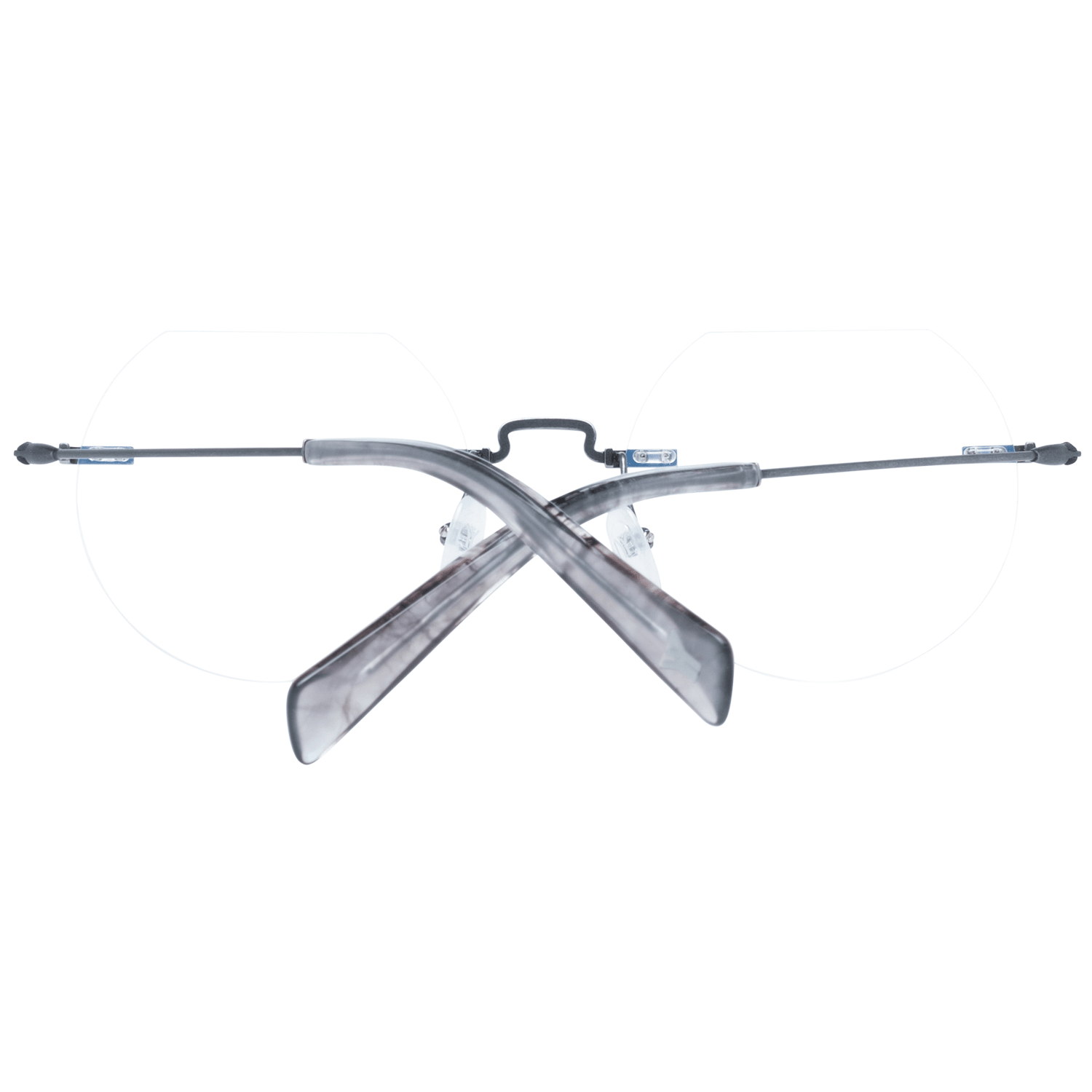 Yohji Yamamoto Gray Metal Glasses Men's (Frames)