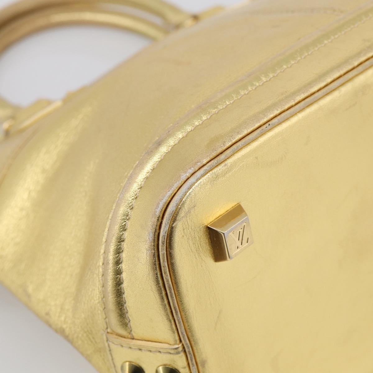 Louis Vuitton Suhali Lockit Leather Gold Leather Handbag (Pre-Owned)
