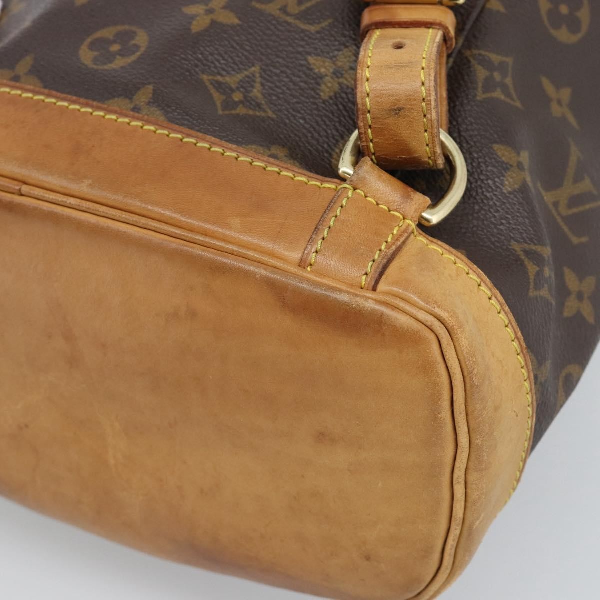 Louis Vuitton Vintage Montsouris Monogram Canvas Brown Canvas Backpack Bag (Pre-Owned)