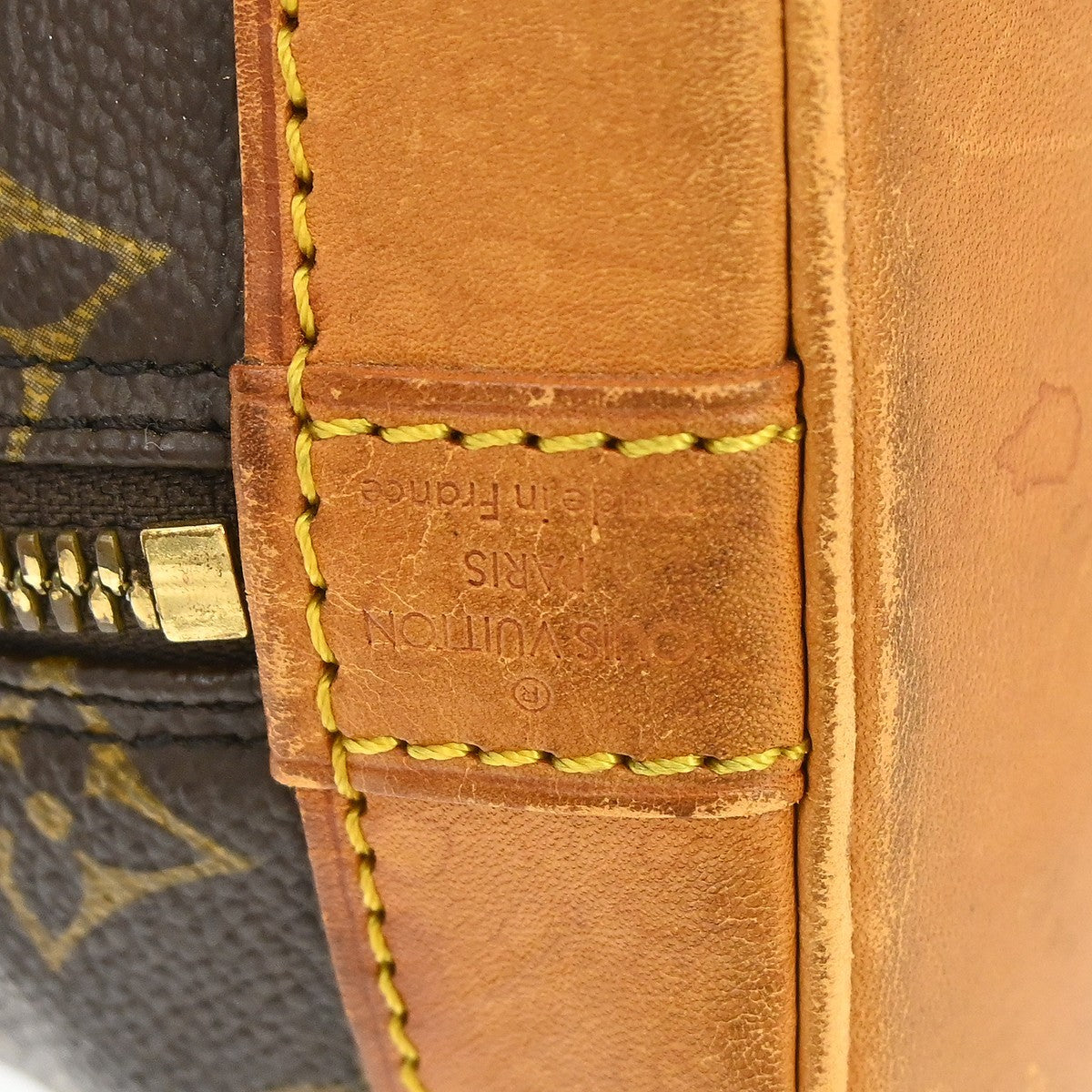 Louis Vuitton Alma Monogram Brown Canvas Handbag (Pre-Owned)