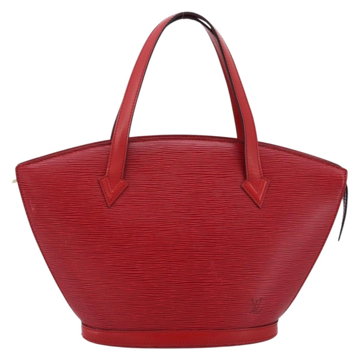 Louis Vuitton Saint Jacques Epi Leather Red Leather Handbag (Pre-Owned)