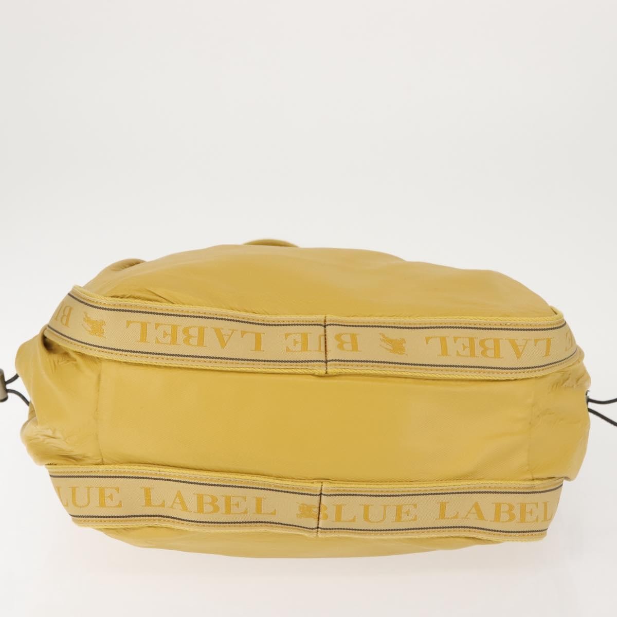 Burberry Blue Label Leather Yellow Leather Tote Bag Bag (Pre-Owned)