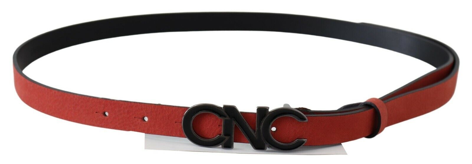 Costume National Elegant Blood Red Leather Women's Belt