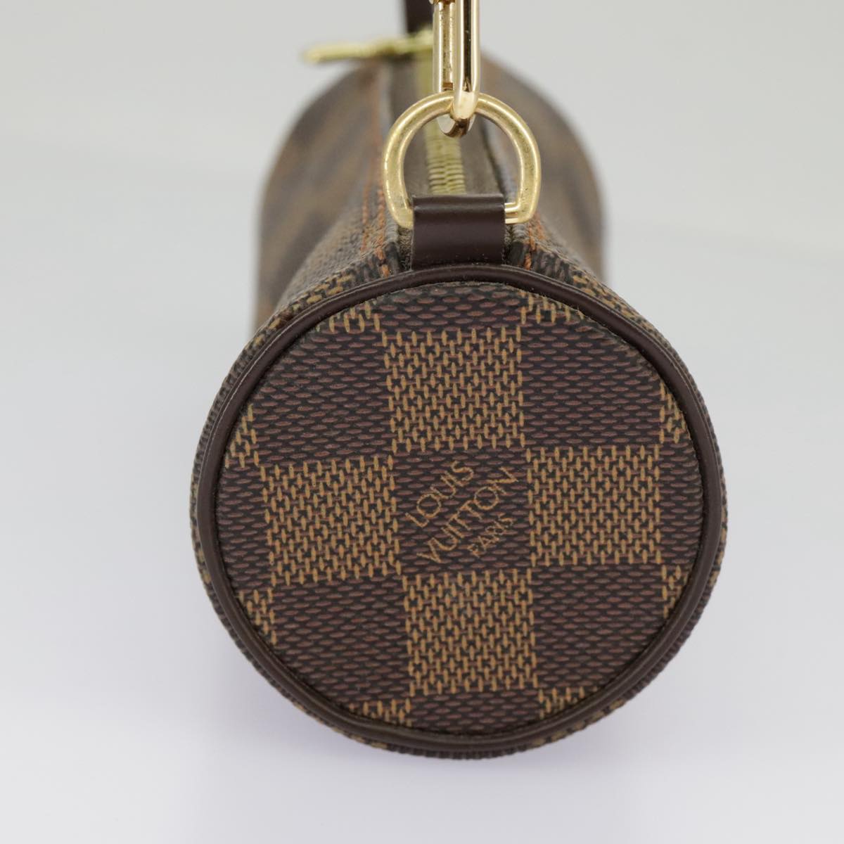 Louis Vuitton Mini Baby Papillon Brown Canvas Clutch Bag (Pre-Owned)