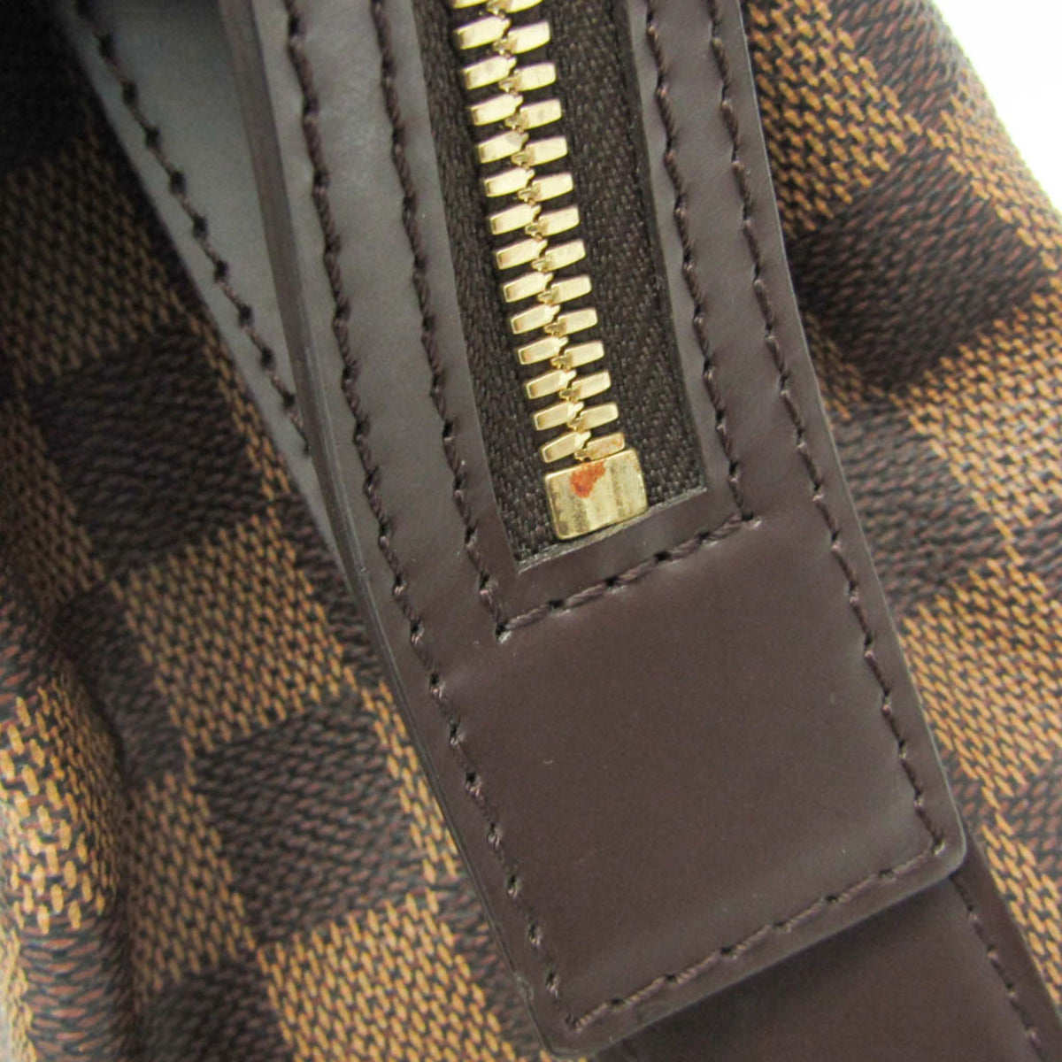 Louis Vuitton Chelsea Damier Ebene Brown Canvas Tote Bag Bag (Pre-Owned)