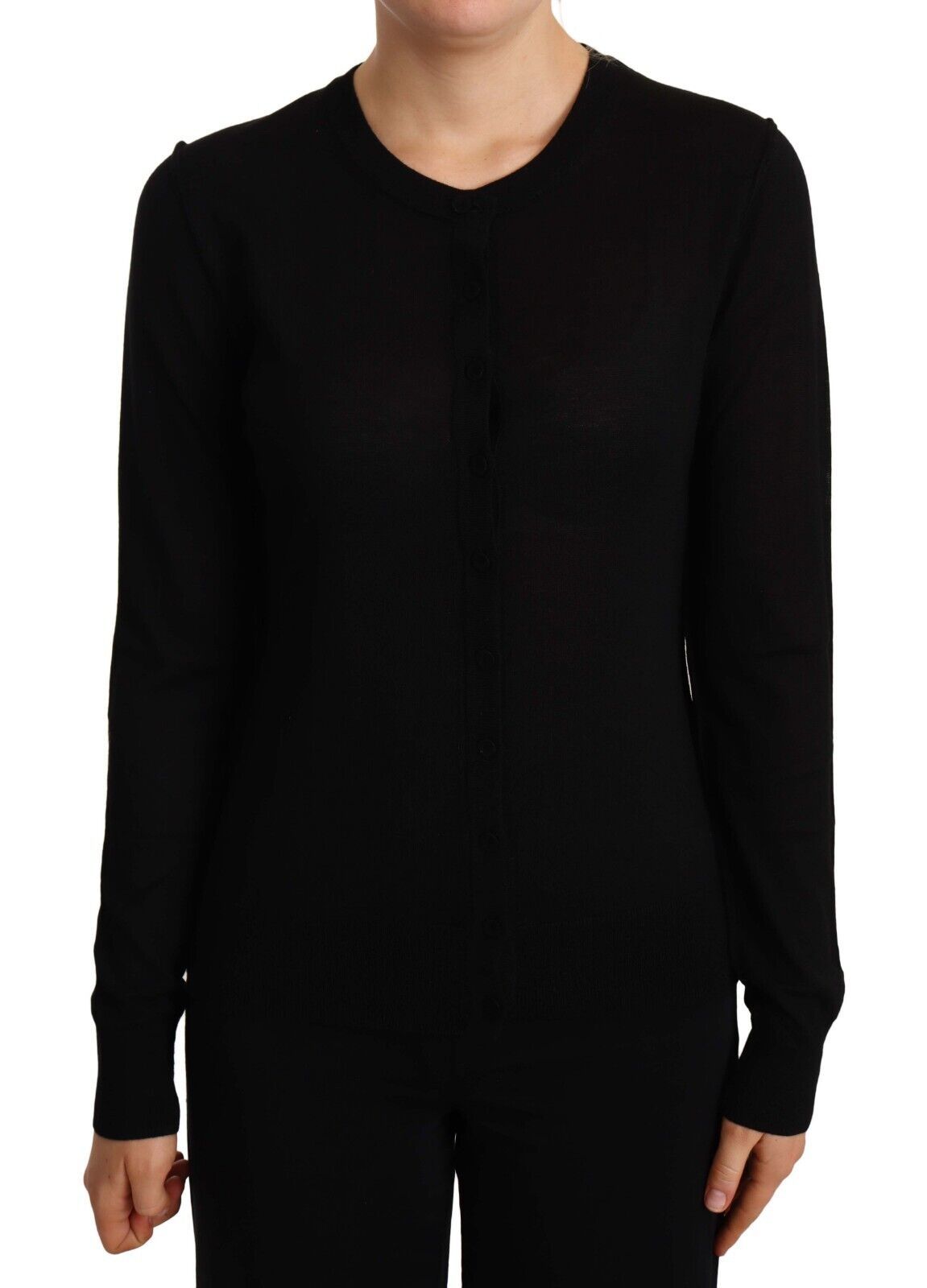 Dolce & Gabbana Elegant Crewneck Virgin Wool Women's Sweater