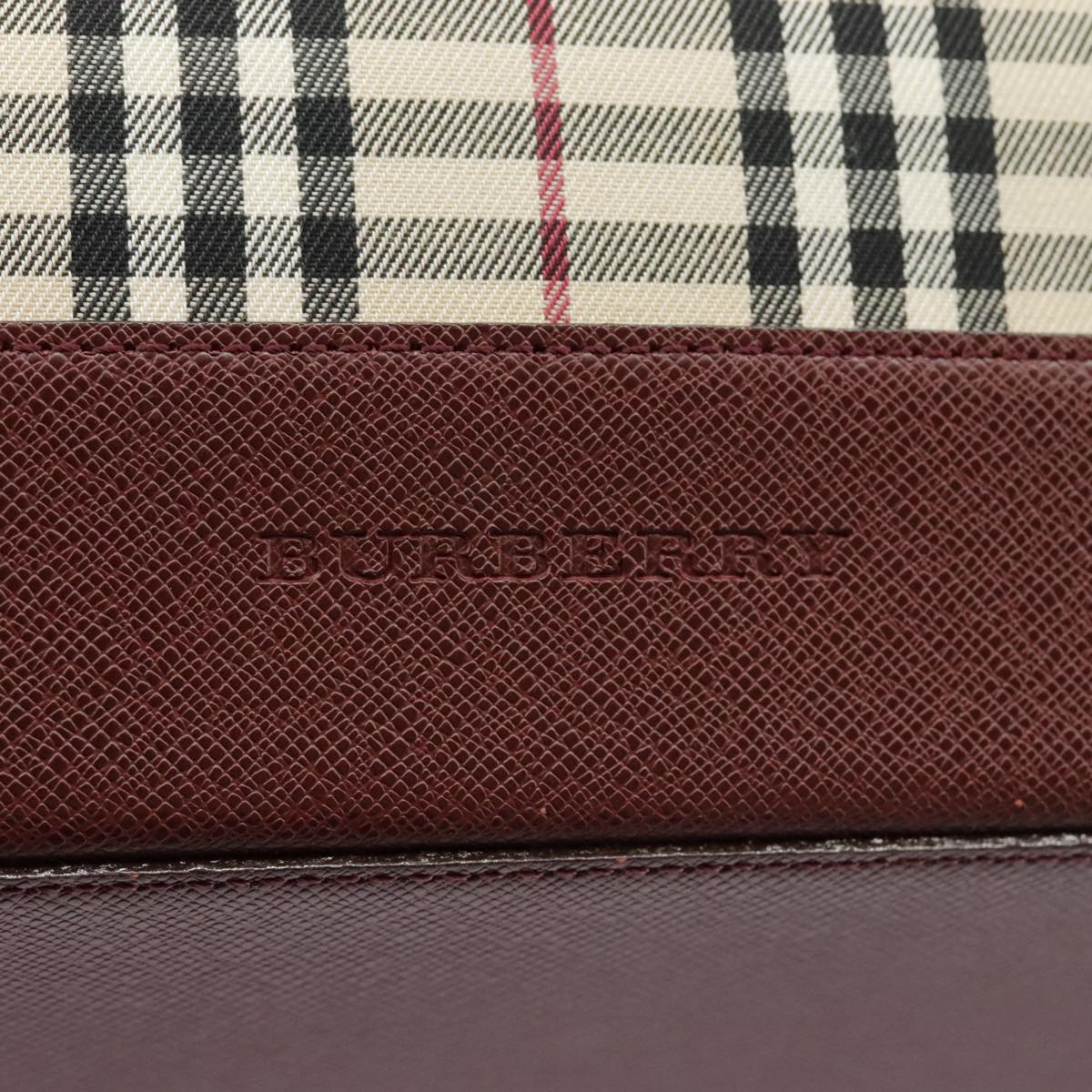 Burberry Nova Check Beige Canvas Tote Bag (Pre-Owned)