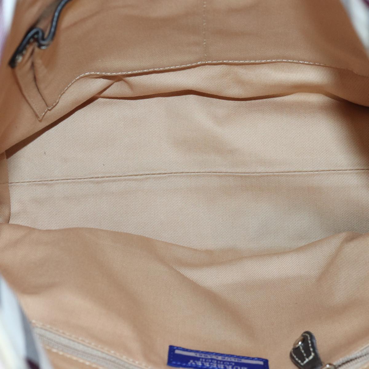 Burberry Blue Label Beige Canvas Shoulder Bag (Pre-Owned)