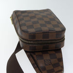 Louis Vuitton Geronimos Brown Canvas Shoulder Bag (Pre-Owned)