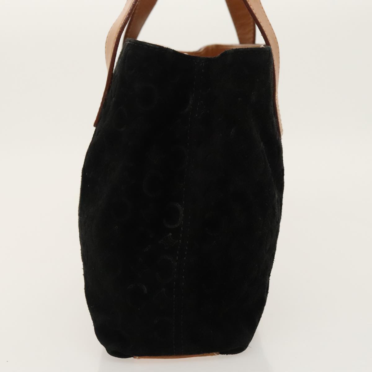 Céline C Black Suede Handbag (Pre-Owned)