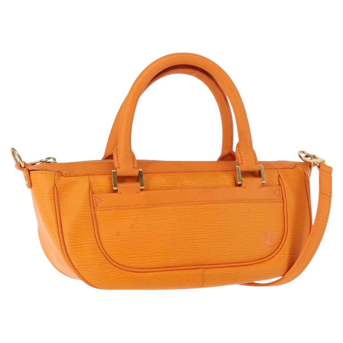 Louis Vuitton Danura Epi Orange Leather Handbag (Pre-Owned)