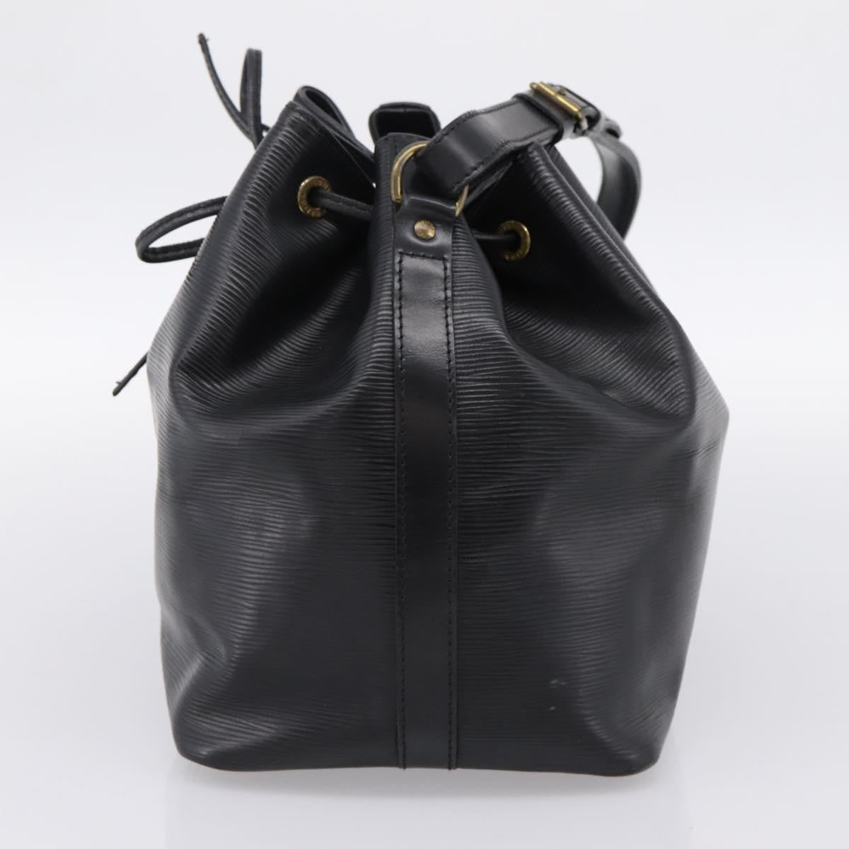Louis Vuitton Petit Noe Epi Leather Black Leather Shoulder Bag Bag (Pre-Owned)