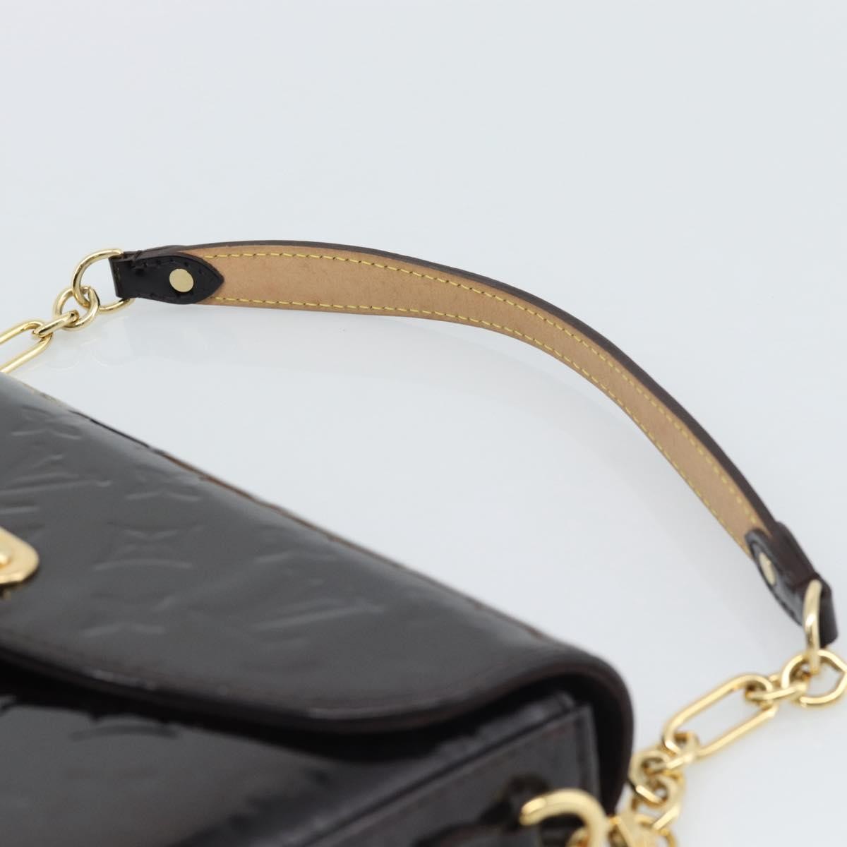 Louis Vuitton Rodeo Drive Monogram Vernis Black Patent_Leather Handbag (Pre-Owned)