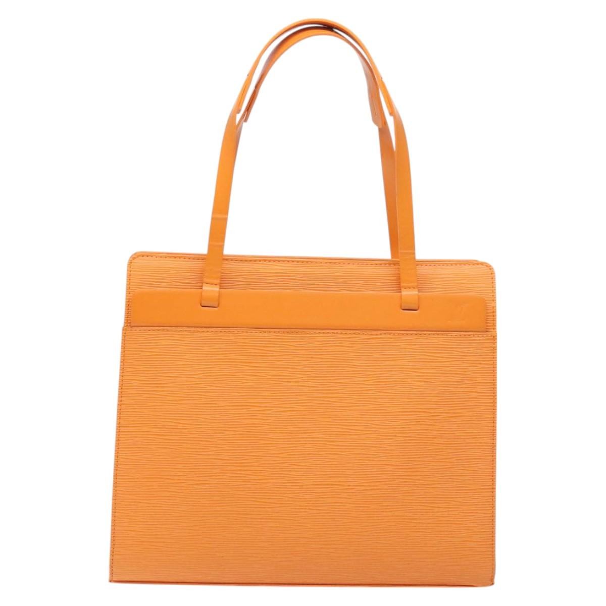 Louis Vuitton Croisette Epi Leather Orange Leather Handbag (Pre-Owned)